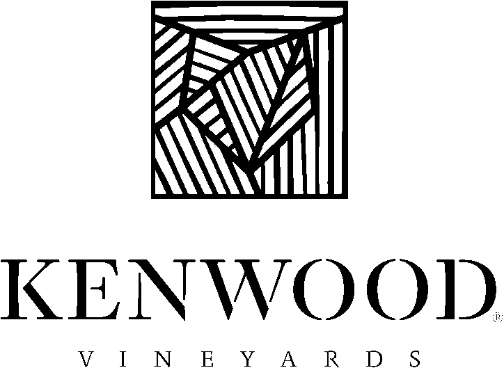 kenwood vineyards logo black and white