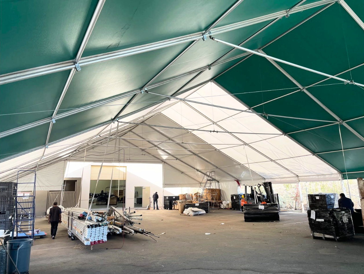 Temporary Warehouse Tent Rentals